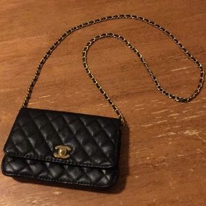 Faux Channel Purse